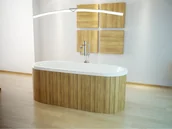 Wanny - Besco wanna wolnostojąca pod zabudowę Victoria 160 x 75 cm biała + syfon klik-klak WKV-160-WZ - miniaturka - grafika 1