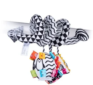 BaliBaZoo Kontrastowa Spirala Sensory do wózka - Zabawki interaktywne dla dzieci - miniaturka - grafika 3