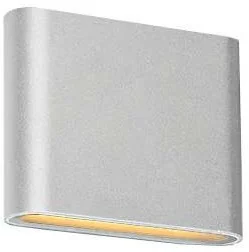 Azzardo Kinkiet LAMPA ścienna CREMONA S MAX-1015S-DGR prostokątna OPRAWA metalowa LED 6W do łazienki IP54 grafitowa - Lampy ścienne - miniaturka - grafika 2