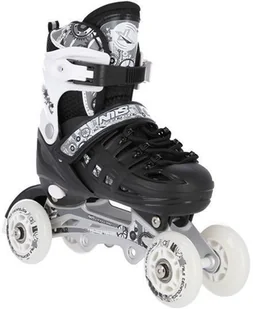 Nils EXTREME NH10905 4w1 CZARNE ROZM. M(35-38) ŁYŻWOROLKI Z WYM. PŁOZĄ HOKEJOWĄ EXTREME 16-25-024 - Rolki - miniaturka - grafika 25