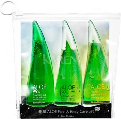 Holika Holika Aloe Jeju Face & Body Care Set zestaw produktów - Zestawy kosmetyków damskich - miniaturka - grafika 5