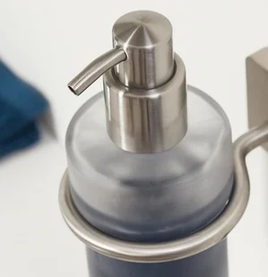 Tiger Onu Dozownik na mydło w płynie stal szczotkowana 13185.3.09.46 - Wieszaki łazienkowe - miniaturka - grafika 2