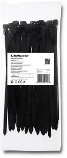 Qoltec Organizer Opaska zaciskowa | 7.2 200 | 50szt | nylon UV | Czarna 52216 - Tuning komputera - akcesoria - miniaturka - grafika 2