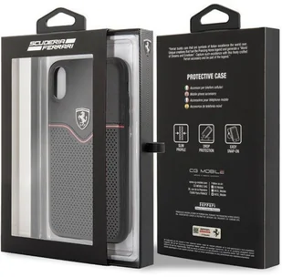 Ferrari Hardcase do iPhone X/XS czarny Off Track Victory - Etui i futerały do telefonów - miniaturka - grafika 6