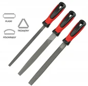 Zestawy narzędziowe - Dedra Zestaw Pilników Do Metalu 3SZT 06C006 - miniaturka - grafika 1