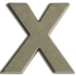 Aladine Litera X z betonu - Decoupage - miniaturka - grafika 2