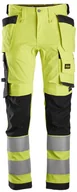 Odzież robocza - Snickers Workwear 6243 Spodnie Odblaskowe Stretch AllroundWork z workami kieszeniowymi, EN 20471/2 62436604 - miniaturka - grafika 1