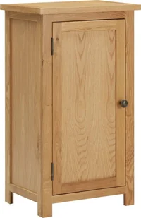 vidaXL Szafka, 45x32x85 cm, lite drewno dębowe - Szafki do salonu - miniaturka - grafika 2