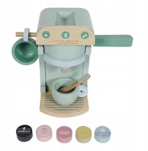 Drewniany ekspres do kawy, Little Dutch - Zabawki AGD - miniaturka - grafika 8