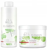 Zestawy kosmetyków damskich - Wella Elements Szampon 1000ML Maska 500ML Zestaw - miniaturka - grafika 1