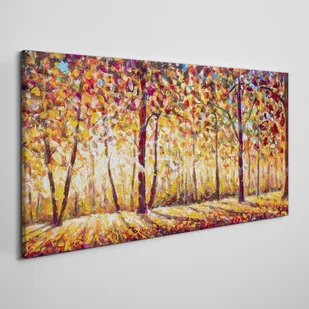 PL Coloray Obraz Canvas las jesień przyroda 100x50cm - Obrazy i zdjęcia - miniaturka - grafika 3