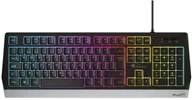 Klawiatury - Genesis KLAWIATURA DLA GRACZY RHOD 300 RGB PT PODŚWIETLENIE GAMINGOWA - miniaturka - grafika 1