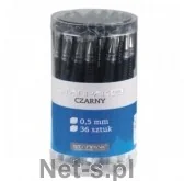 Starpak Długopis żelowy z gripem czarny (36szt) - Długopisy - miniaturka - grafika 2