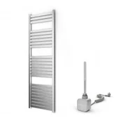 Grzejniki łazienkowe - WARMTEC Grzejnik łazienkowy elektryczny 60 x 180 cm VELO Warmtec chrom VELO-600X1800-C-EL - miniaturka - grafika 1