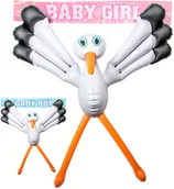 Baby shower i roczek - Folat Dmuchaniec Bocian na baby shower F20275 - miniaturka - grafika 1