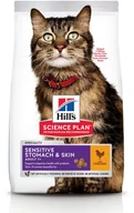 Sucha karma dla kotów - Hills Science Plan Adult Sensitive Stomach&Skin Chicken 7 kg - miniaturka - grafika 1