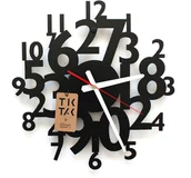 Zegary - DECOlicious.pl Zegar na ścianę CYFRY DECOZ18 - miniaturka - grafika 1