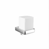 Mydelniczki i dozowniki mydła - Emco Trend Dozownik do mydła w płynie z uchwytem 8,1x10x11,4 cm chrom 022100101 - miniaturka - grafika 1