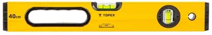 Topex Poziomica aluminiowa typ 600 40 cm 2 libelle 29C601 - Poziomice, łaty, miary - miniaturka - grafika 3