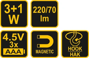 VOREL LATARKA WARSZTATOWA 3W COB LED 220LM 82733 - Oświetlenie warsztatowe - miniaturka - grafika 8