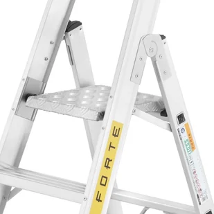 ALOSS 996 99675100 Drabina montażowa jednostronna z dwoma kółkami wysokość robocza 4,12m) 75100-uniw - Drabiny - miniaturka - grafika 5