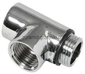 Akcesoria grzewcze - Trójnik chrom TR1/202 - miniaturka - grafika 1