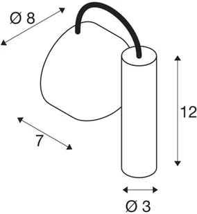 Spotline SLV KARPO MAGN WL wewnętrzna oprawa ścienna LED biała 3000 K 1004707 - Lampy ścienne - miniaturka - grafika 7