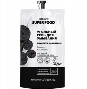 CAFE MIMI Węglowy Żel do Mycia Twarzy Oczyszczający 100ml - Żele do mycia twarzy - miniaturka - grafika 2