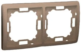 Kontakt Simon Ramka podwójna SIMON BASIC satyna - Wyłączniki światła i elektryczne - miniaturka - grafika 3