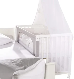 Roba Room Bed łóżko dziecięce łóżko Fox & Bunny 60 x 120 cm pomocniczy biały lakierowany 16301-3S168 - Łóżka dla dzieci i młodzieży - miniaturka - grafika 8