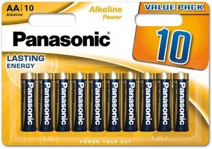 Panasonic Baterie alkaliczne ALKALINE POWER AA R06 blistr 10ks - Baterie i akcesoria - miniaturka - grafika 3