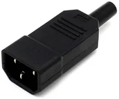 Listwy zasilające - Wtyk Sieciowy AC-3PIN Komputerowy na kabel 1034 - miniaturka - grafika 1