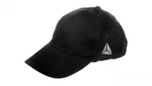 Akcesoria BHP - DELTA PLUS Czapka z daszkiem z poliestru 65%) i bawełny 35%) 245G pasuje do serii Mach czarno-szara VERONNO VERONNO - miniaturka - grafika 1