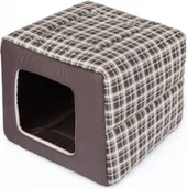 Legowiska dla psów - Hobbydog Legowisko Butterfly Brąz w kratkę R4 R4 BUTBWK3 - miniaturka - grafika 1