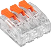 Kostki, złączki, wtyczki - Geberit instalacyjna zaciskowa 3-przewodowa na dowolny przewód 0,2-4mm2 IEC 450V/32A 10 szt. OR-SZ-8005/3/10 - miniaturka - grafika 1