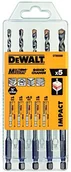 Wiertła - Dewalt DeWALT zestaw 5-częściowy, odporna na uderzenia, 1 sztuki, srebrny, dt60099-QZ wiertło wielofunkcyjnych DT60099-QZ - miniaturka - grafika 1
