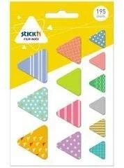 Stickn Zakładki indeksujące kształty Trójkąty - Artykuły biurowe - miniaturka - grafika 2