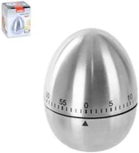 Minutniki - Orion Minutnik kuchenny Jajko, srebrny, 6x6x7,5 cm - miniaturka - grafika 1