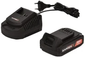 Akumulatory do elektronarzędzi - GARDENX Ładowarka i akumulator 20 V do zestawu Matrix GARDENX - miniaturka - grafika 1