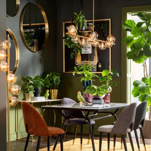 KARE Scala Balls lampa wisząca, złota - Lampy sufitowe - miniaturka - grafika 2