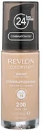 Bazy pod makijaż - Revlon COLO rstay Liquid Foundation 200 Nude Makeup with Pump Combination/oily Skin Long Lasting 24 Hours by Revlon 7221552004 - miniaturka - grafika 1