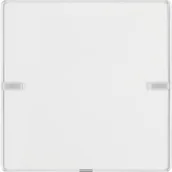Systemy inteligentnych domów - Berker Hager Hager KNX easy Q.1/Q.3 biały Przycisk 1-krotny z polem opisowym diodami LED RGB i czujnikiem temperatury B_80141329 - miniaturka - grafika 1
