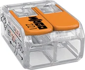 Kostki, złączki, wtyczki - Orno Złączka Wago 2-torowa, model: 221-412, od 0,20-4,00mm2, 5 szt. 221-412 - miniaturka - grafika 1