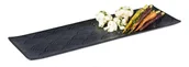 Wyposażenie lokali gastronomicznych - APS Germany Talerz z melaminy prostokątny GN 2/4 Dark Wave Germany 84903 84903 - miniaturka - grafika 1