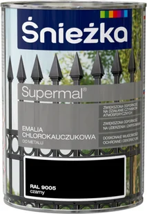 Śnieżka Emalia do metalu CHLOROKAUCZUKOWA SUPERMAL - Emalie - miniaturka - grafika 4