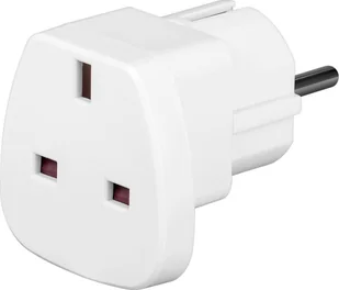 Adapter wtyku zasilania Techly A-FLAZASUKWH UK/EU, biały - Złącza, przejściówki, adaptery - miniaturka - grafika 2