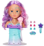 Lalki dla dziewczynek - Baby Born starsza siostra głowa do czesania syrena - miniaturka - grafika 1