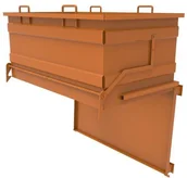 Wyposażenie gospodarstwa rolnego - 252 HIST Pojemnik na gruz z otwieraną podłogą do wózka widłowego pojemność 1,00 m3) 25277226 77226-uniw - miniaturka - grafika 1