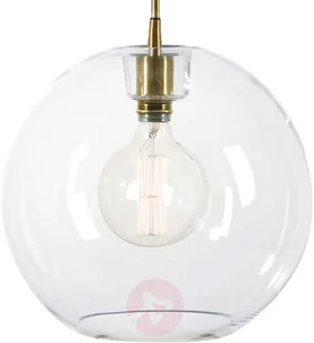 Belid Lampa wisząca Gloria mosiądz/szkło 38 cm - Lampy sufitowe - miniaturka - grafika 4