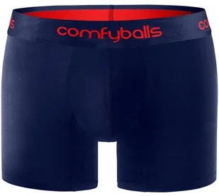 ComfyBalls COMFYBALLS bokserki do biegania LONG PERFORMANCE granatowo-czerwony - Bielizna sportowa męska - miniaturka - grafika 2